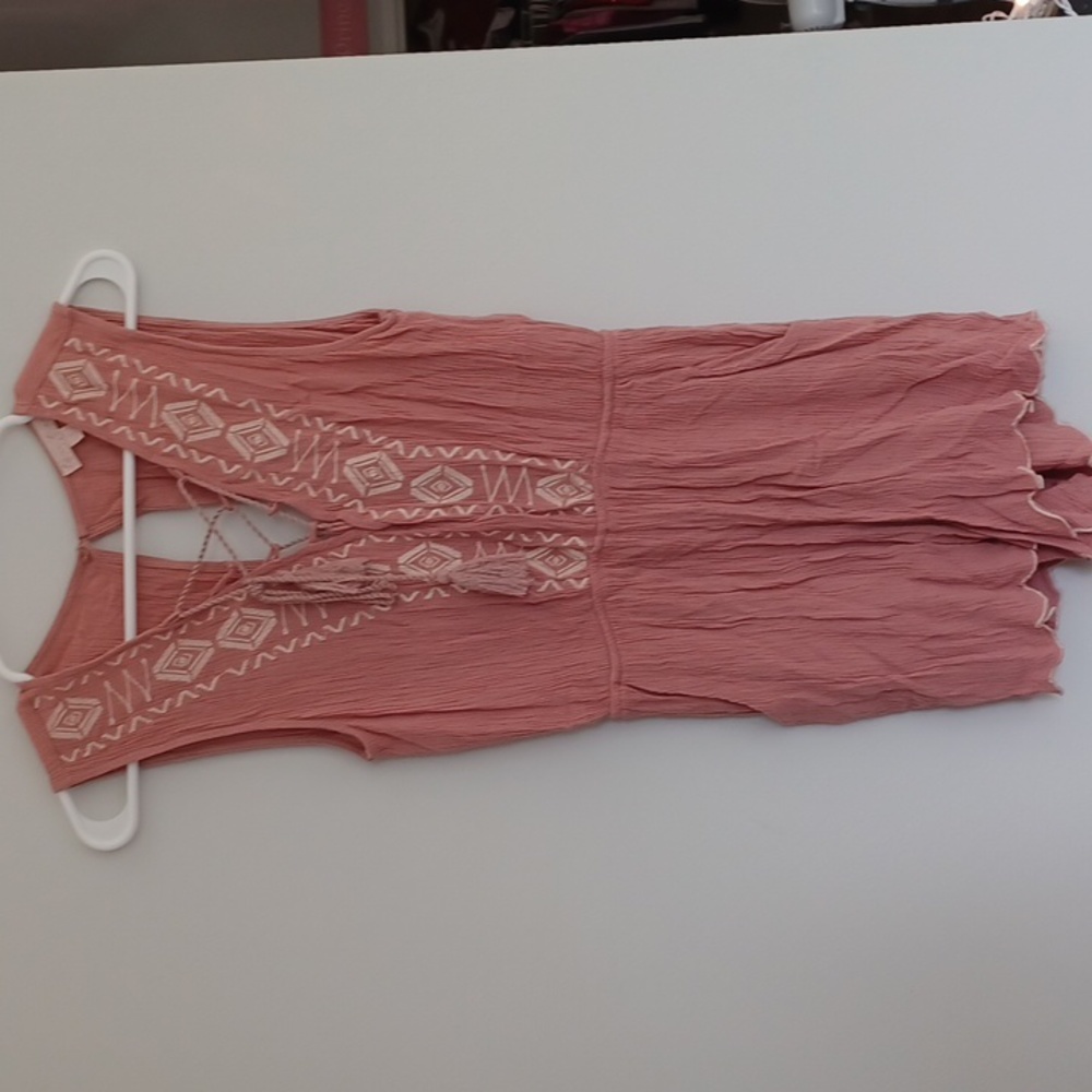 Pale pink romper